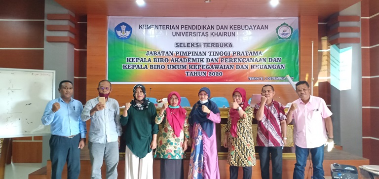 Unkhair Gelar Seleksi Terbuka Jabatan Tinggi Pratama