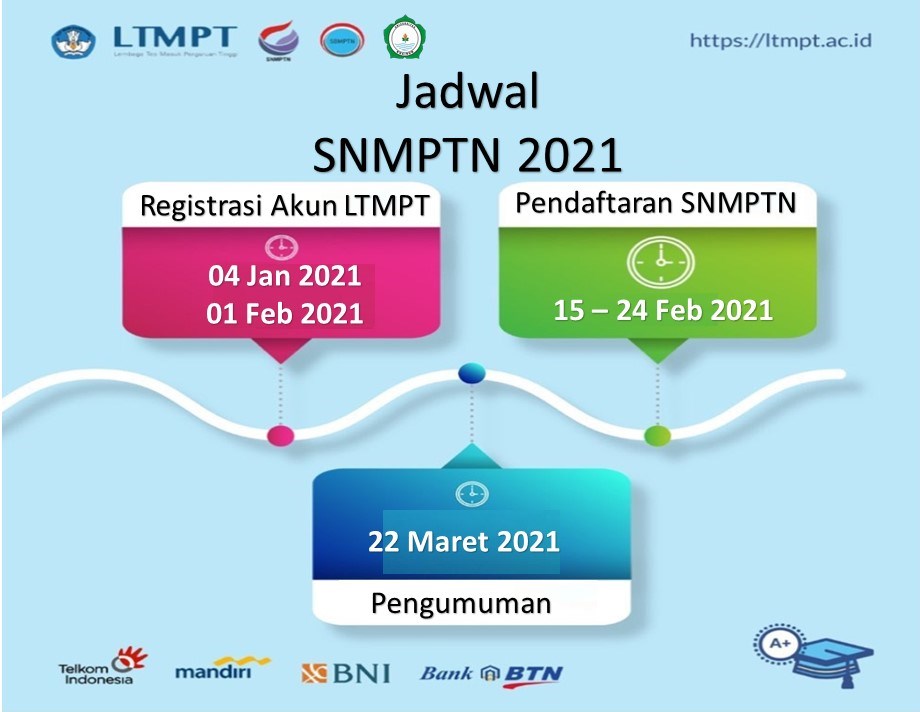 Registrasi Akun Pendaftaran Mahasiswa Baru Jalur SNMPTN Mulai 4 Januari 2021