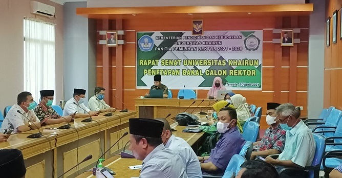 Enam Bakal Calon Rektor Unkhair Lulus Tahap Penjaringan