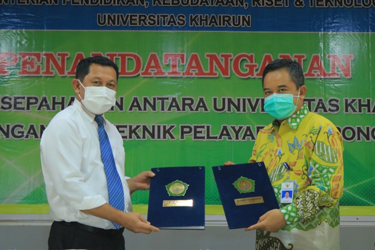 Unkhair dan Politeknik Pelayaran Sorong Jalin Kerjasama
