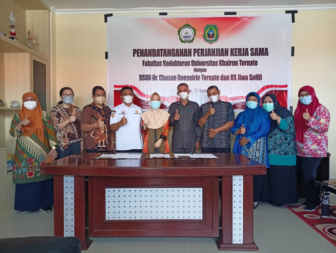 Fakultas Kedokteran Unkhair Jalin Kerjasama Dengan Rumah Sakit Jiwa dan RSUD Chasan Boesoirie
