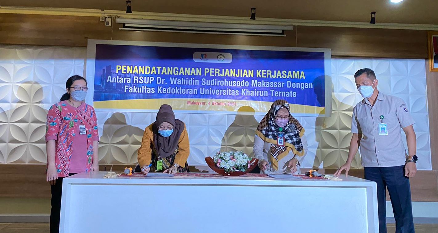 Fakultas Kedokteran Unkhair Jalin Kerjasama dengan RSUP Dr. Wahidin Sudirohusodo Makassar