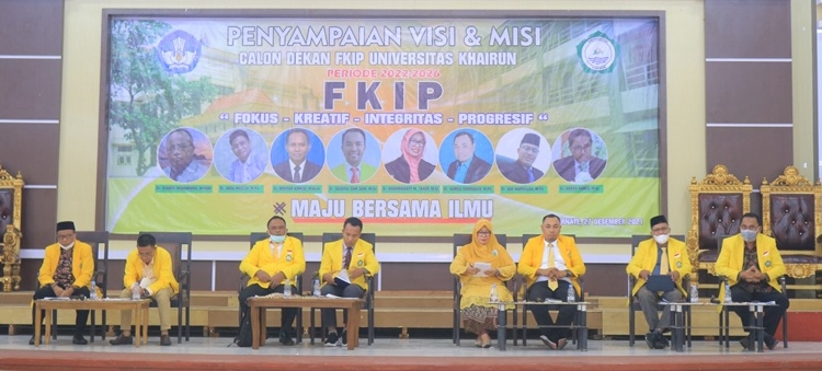 Delapan Kandidat Dekan FKIP Paparkan Program Kerja Serta Visi Misi