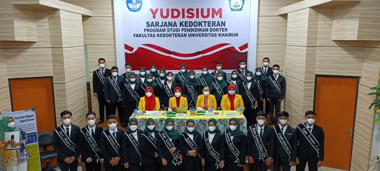 Fakultas Kedokteran Unkhair Gelar Yudisium Untuk 32 Orang Mahasiswa