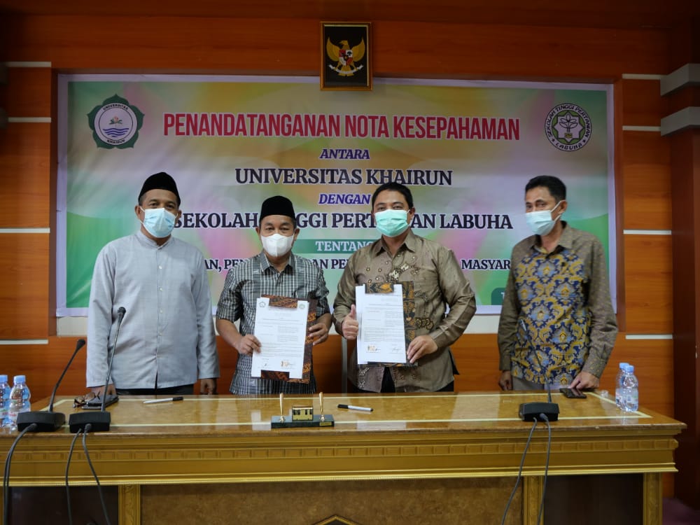 Unkhair dan STP Labuha Jalin Kerjasama