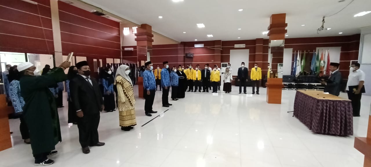 Rektor Unkhair Lantik Dekan Fakultas Pertanian dan Sekertaris LP3M
