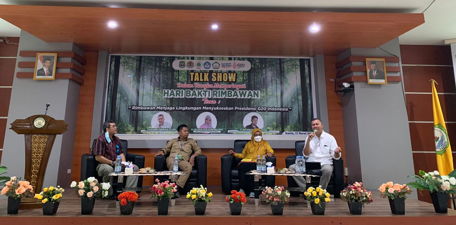 Peringati Hari Bakti Rimbawan, Kehutanan Unkhair Gelar Penanaman Pohon dan Talk show