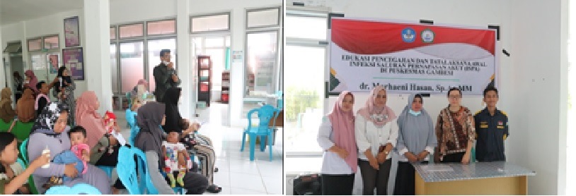Fakultas Kedokteran Unkhair Gelar Edukasi Pencegahan dan Tatalaksana Awal Infeksi Saluran Pernapasan Akut Pada Anak di Puskesmas Gambesi