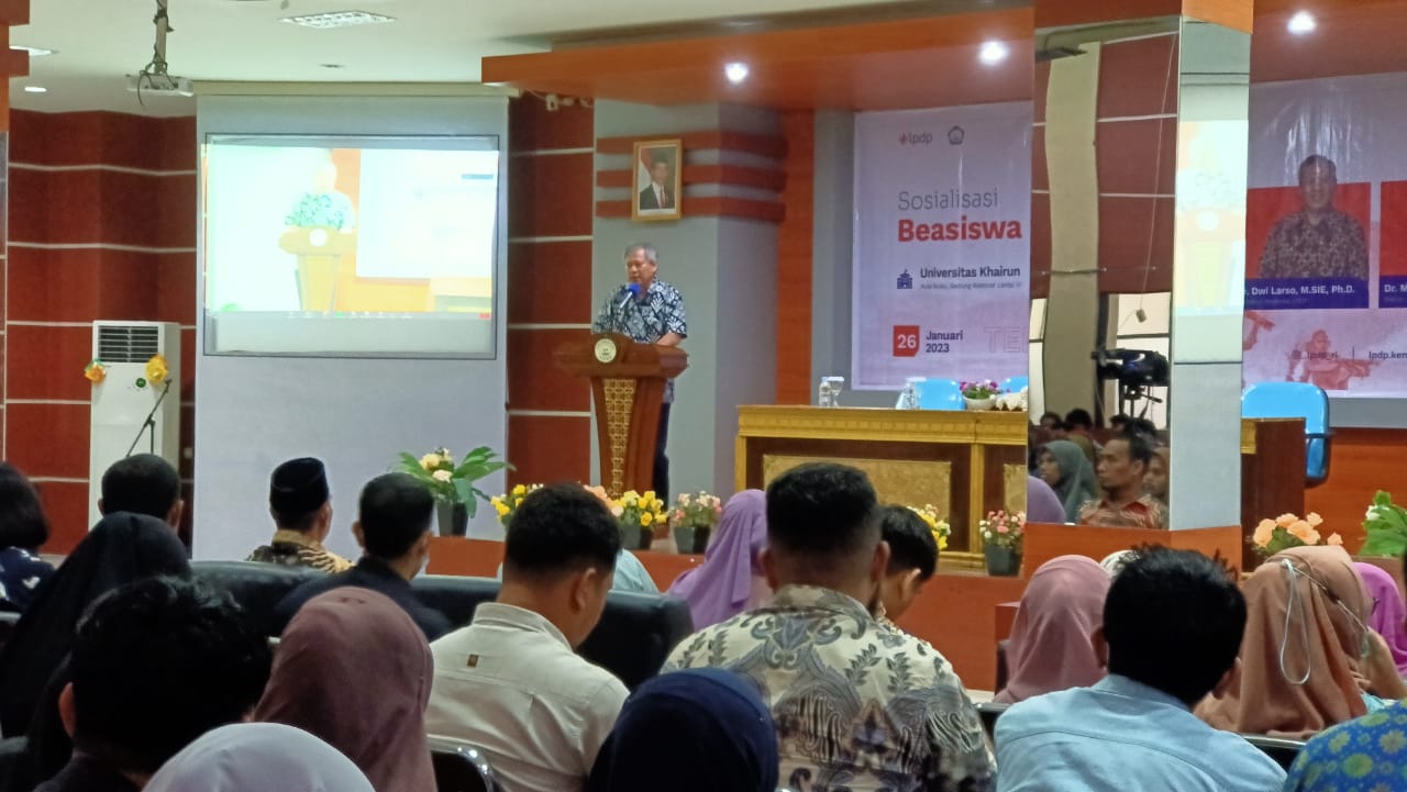 LPDP Sosialisasi Beasiswa di Universitas Khairun