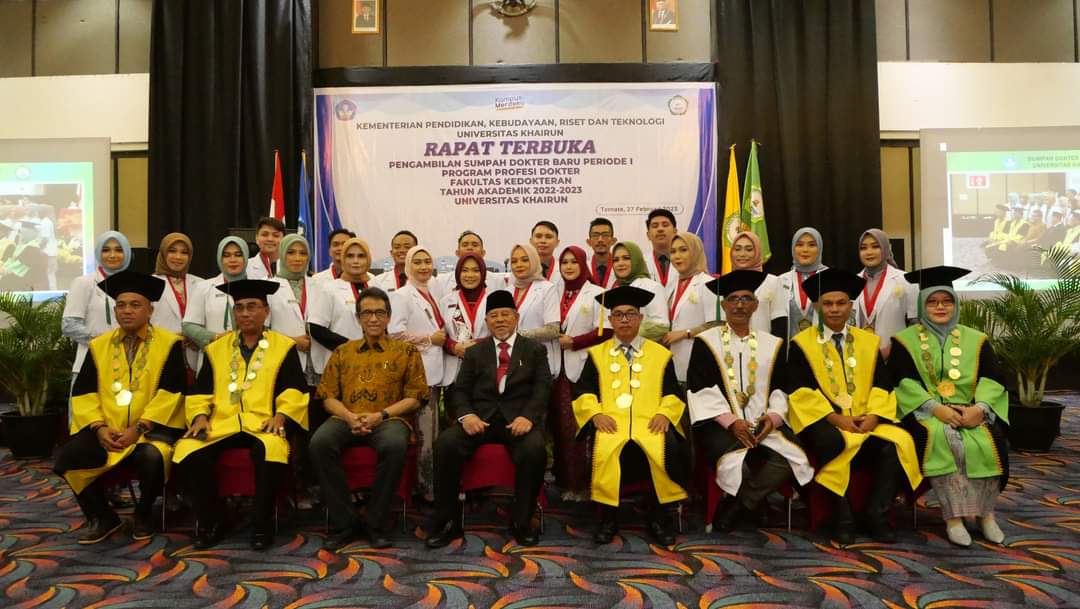 Fakultas Kedokteran Unkhair Gelar Prosesi Sumpah Dokter Baru