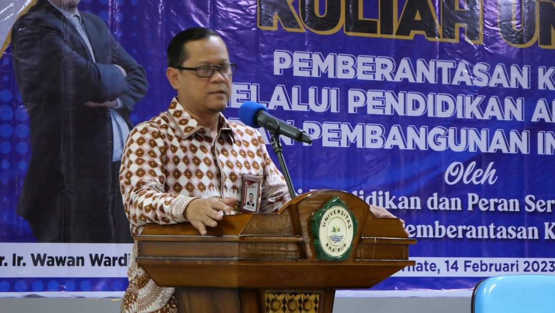 Deputi Pendidikan dan Peran Serta Masyarakat KPK Beri Kuliah Umum di Unkhair