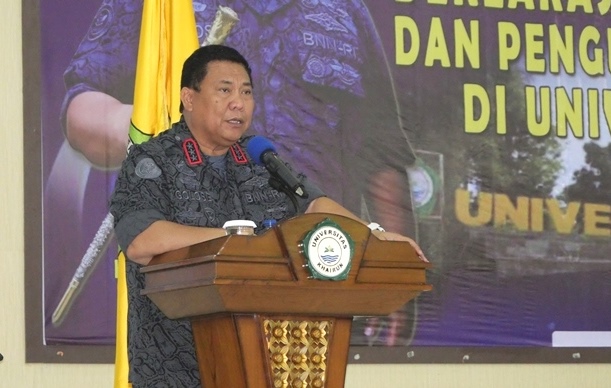 Kepala BNN RI Beri Kuliah Umum di Unkhair