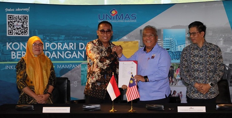 Melalui Program KKN Kebangsaan, Unkhair Jalin Kerjasama dengan UNIMAS