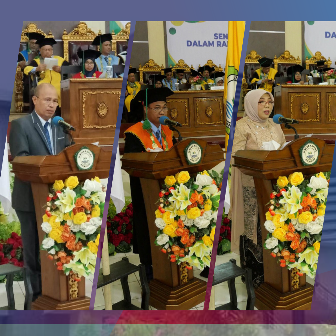 Rektor Kukuhkan Tiga Guru Besar Baru
