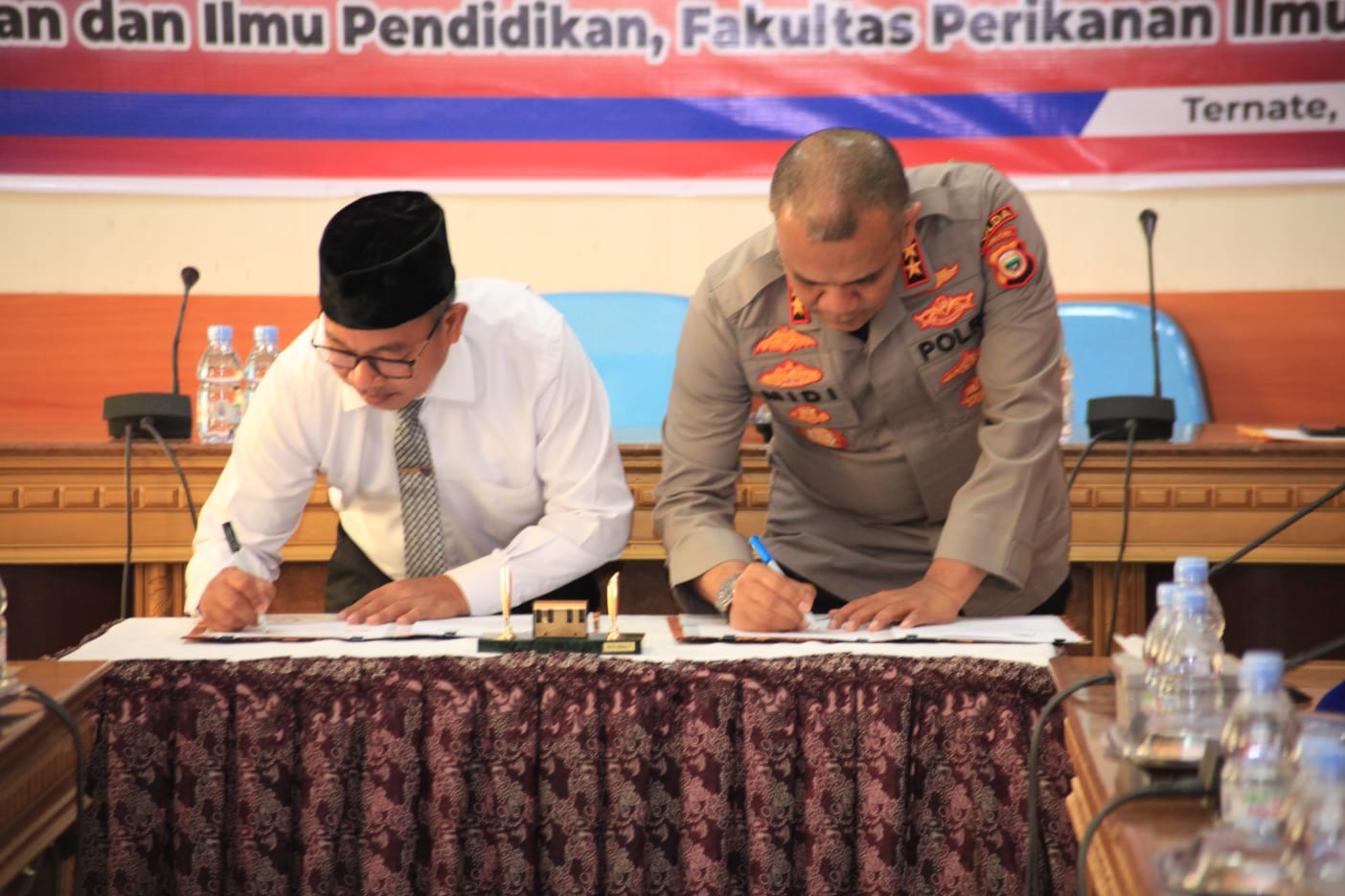 Polda Malut dan Unkhair Teken MoU, Wujudkan Sinergitas Kualitas SDM