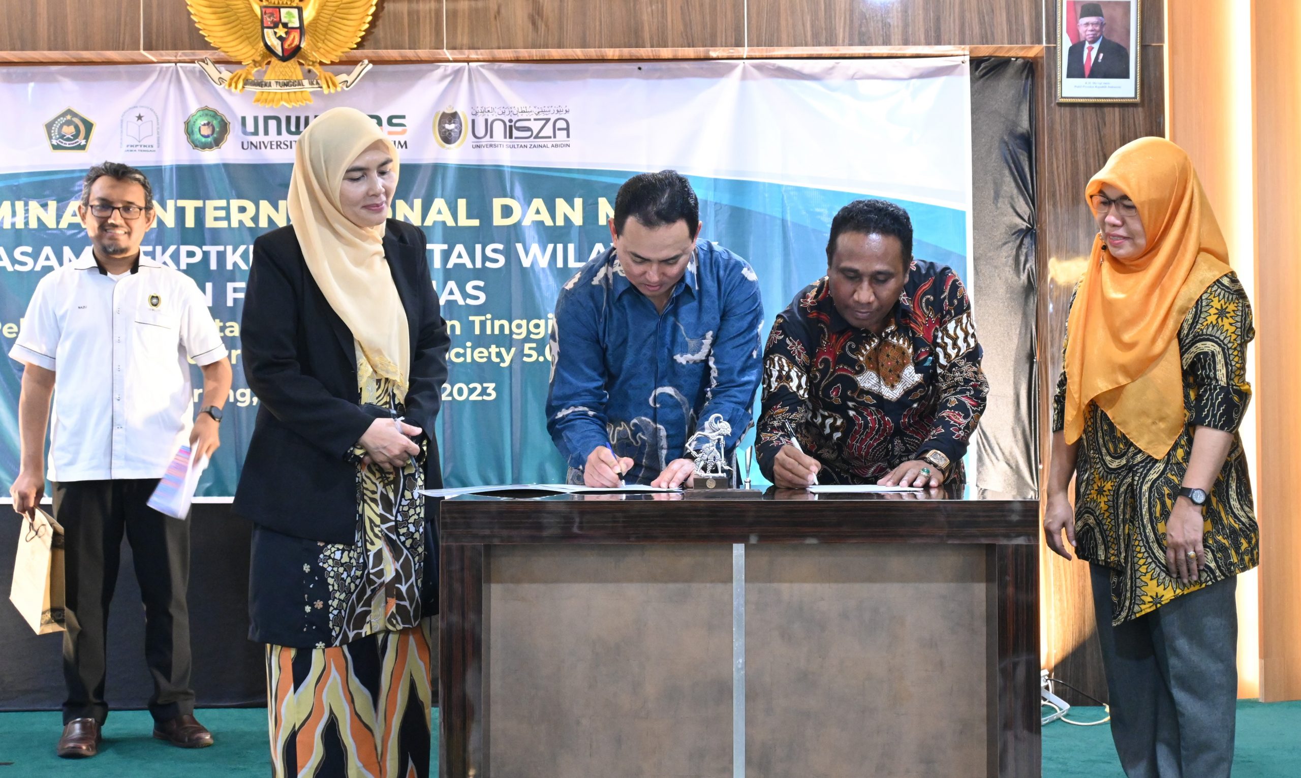 Unkhair Gandeng UniSZA Trengganu, Malaysia Jalin Kerjasama