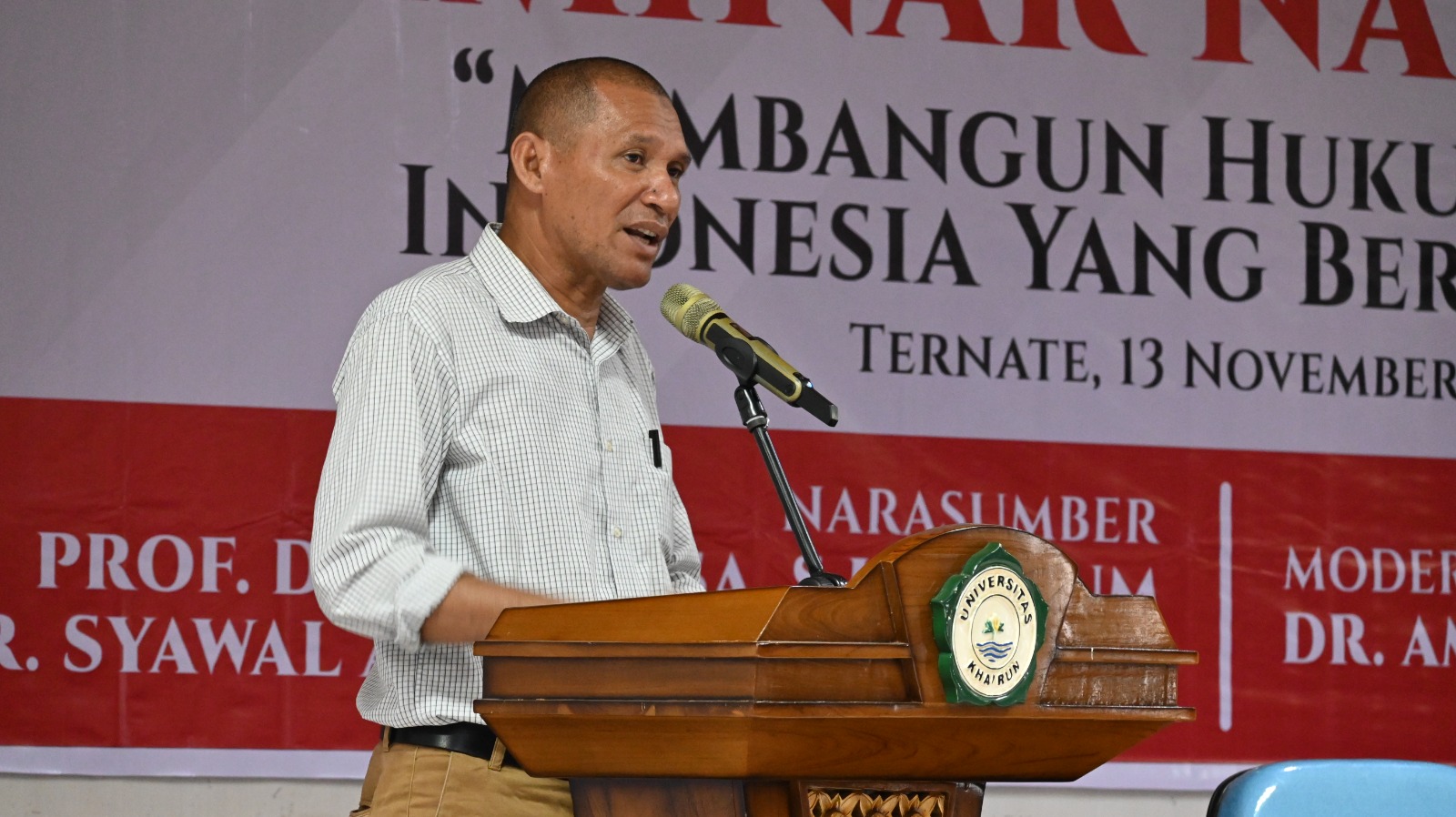 Seminar Hukum Pidana Berkeadilan, FH Unkhair Hadirkan Guru Besar Viktimologi Unsoed