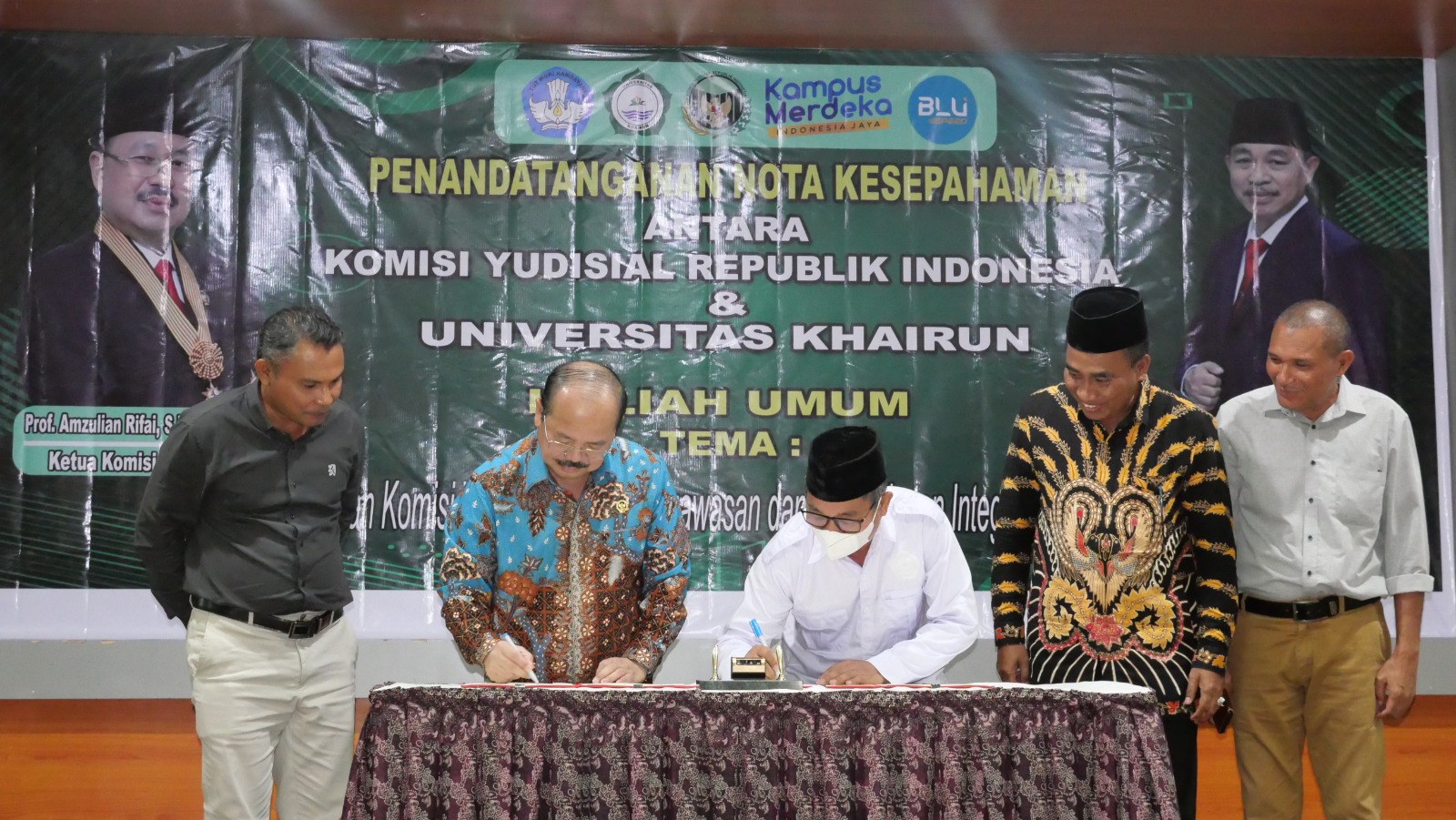 KY Teken MoU dengan Unkhair, Wujudkan Peradilan Bersih
