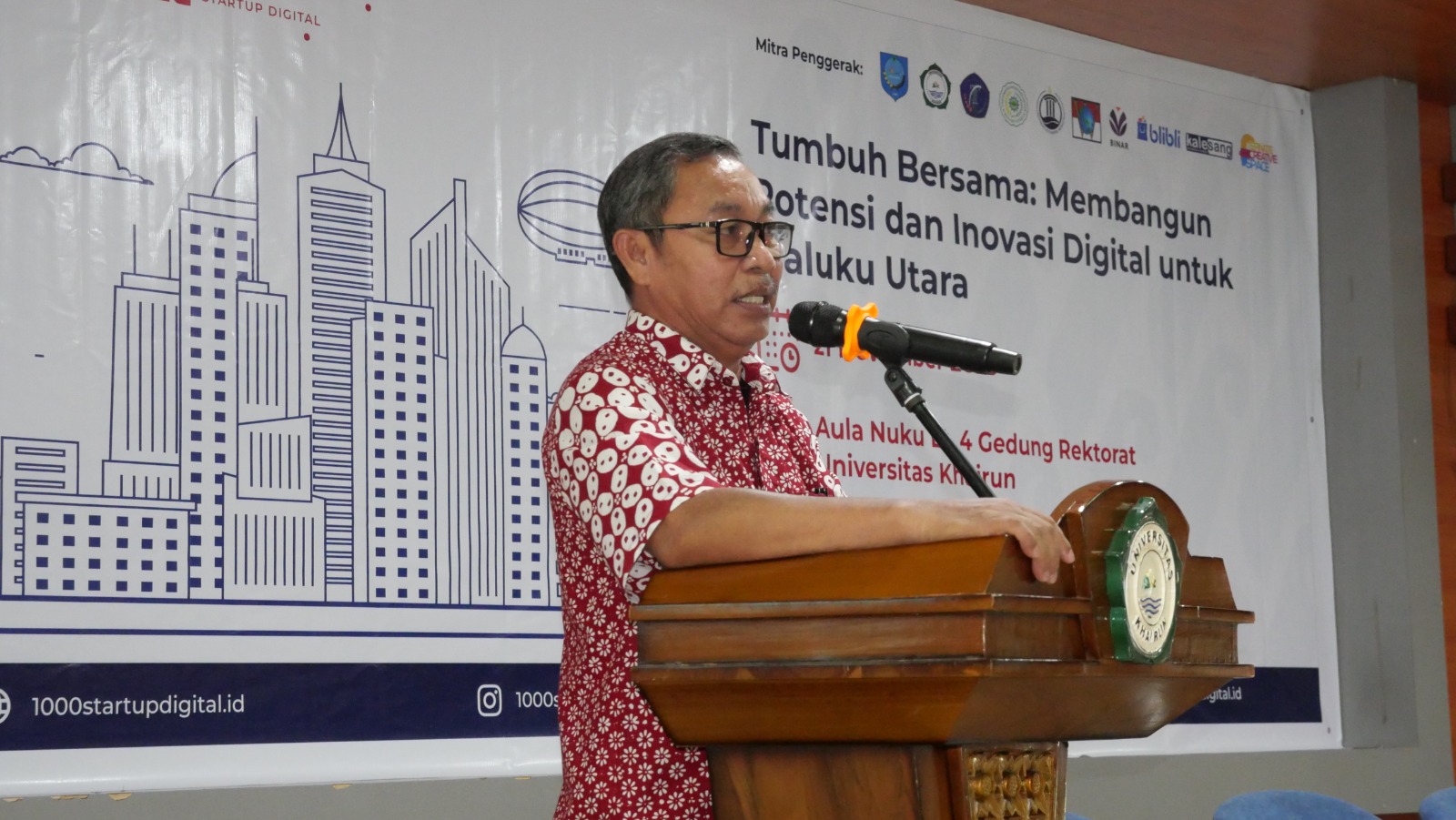 Kominfo Luncurkan 1000 Startup Digital di Unkhair, Dorong Warausaha Muda