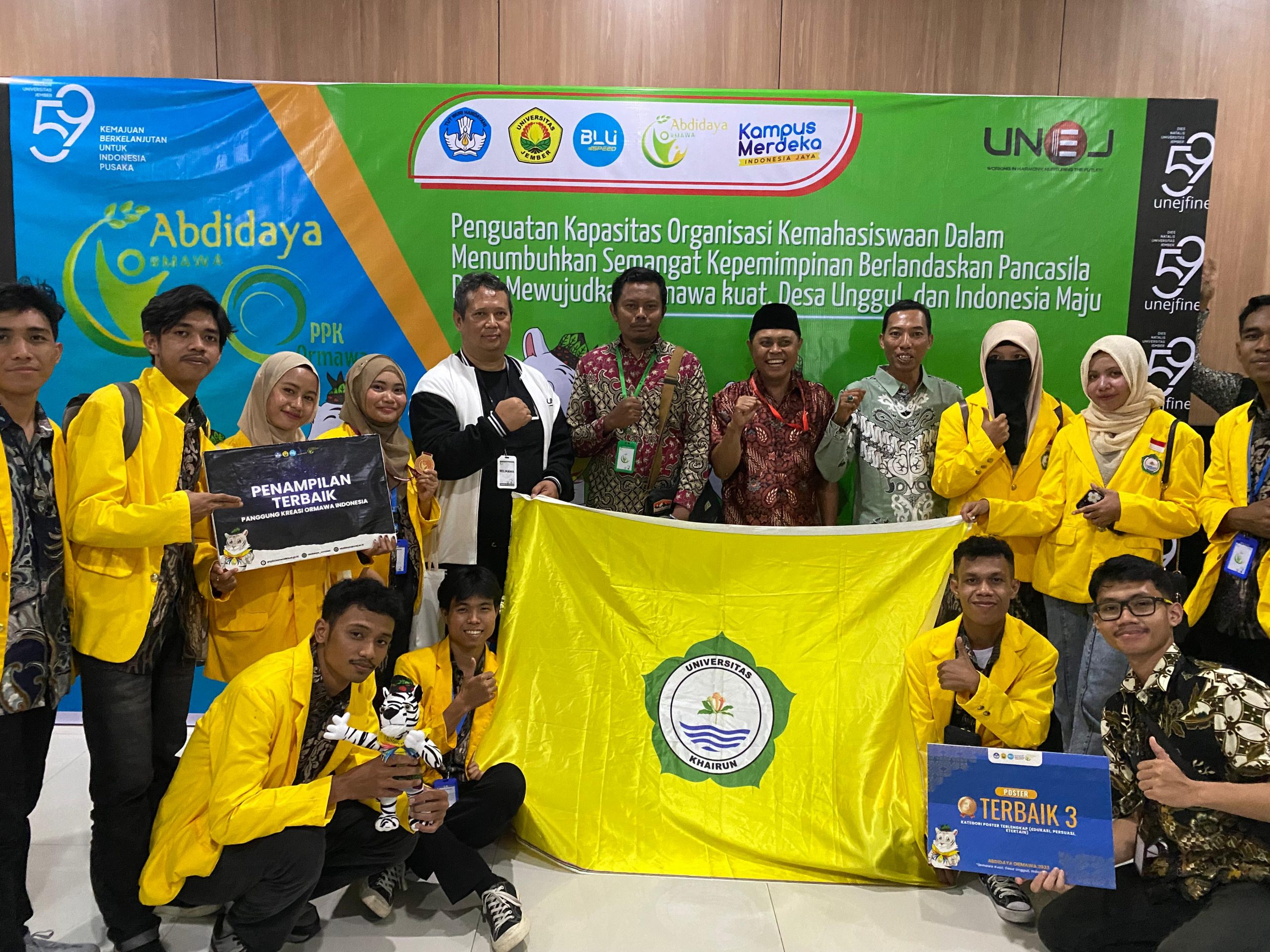 Unkhair, Raih Terbaik Abdidaya PPK Ormawa 2023