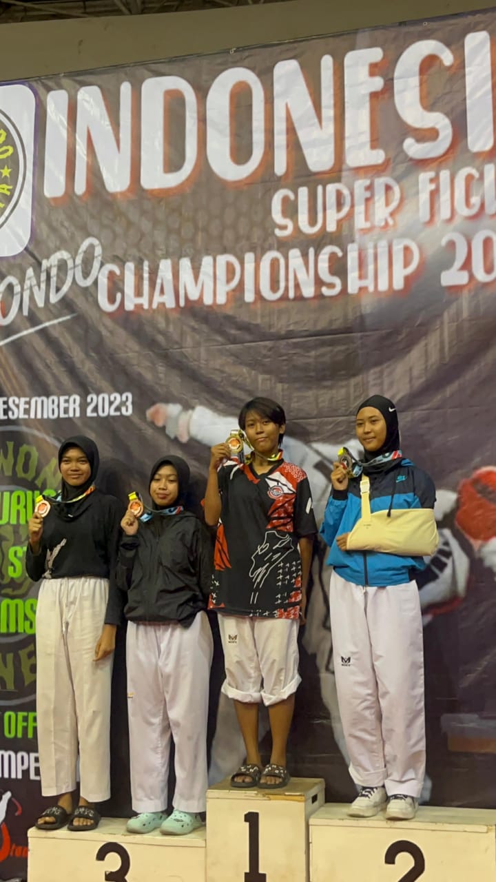 Atlet Taekwondo Unkhair, Raih Medali Emas Kejurnas SFTC, Yogyakarta 2023
