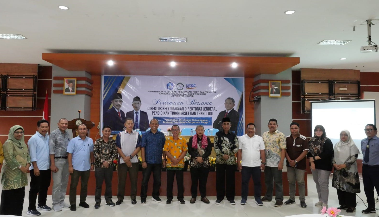 Pertemuan Bersama PT Se-Malut, Hadirkan Dirjen Kelembagaan Kemendikbudristek