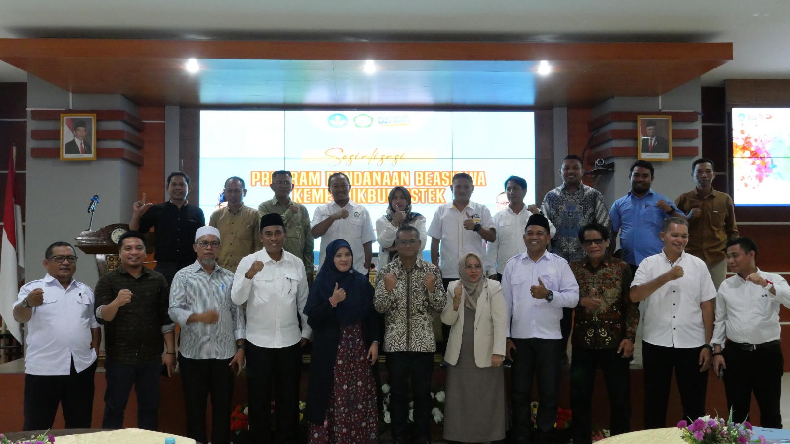 Kemendikbudristek Sosialisasi Program Beasiswa di Unkhair