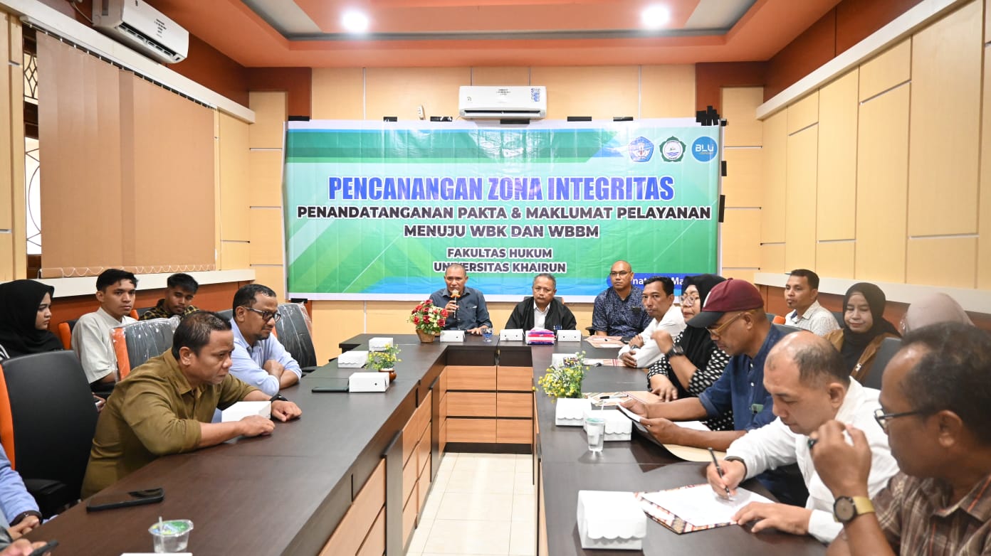 FEB dan FH Unkhair Tingkatkan Pelayanan Akademik Melalui Deklarasi Zona Integritas