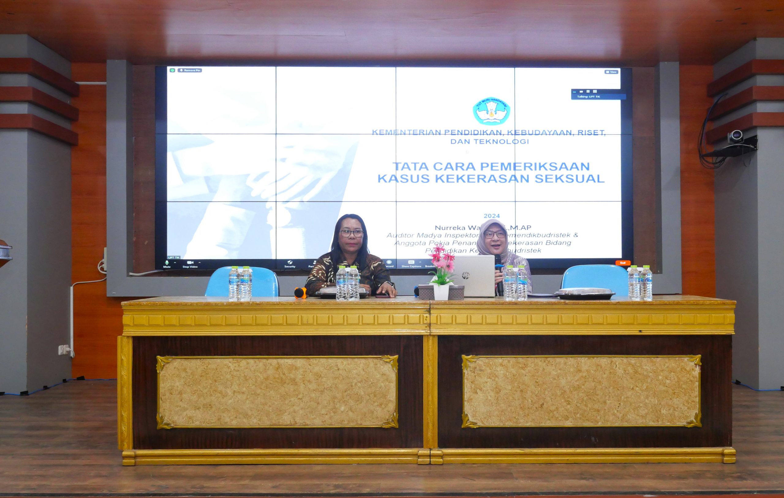 PPKS Unkhair Gelar Pelatihan Investigasi Kekerasan Seksual di Lingkungan PT, Warek; setiap Laporan Di Tindaklanjuti
