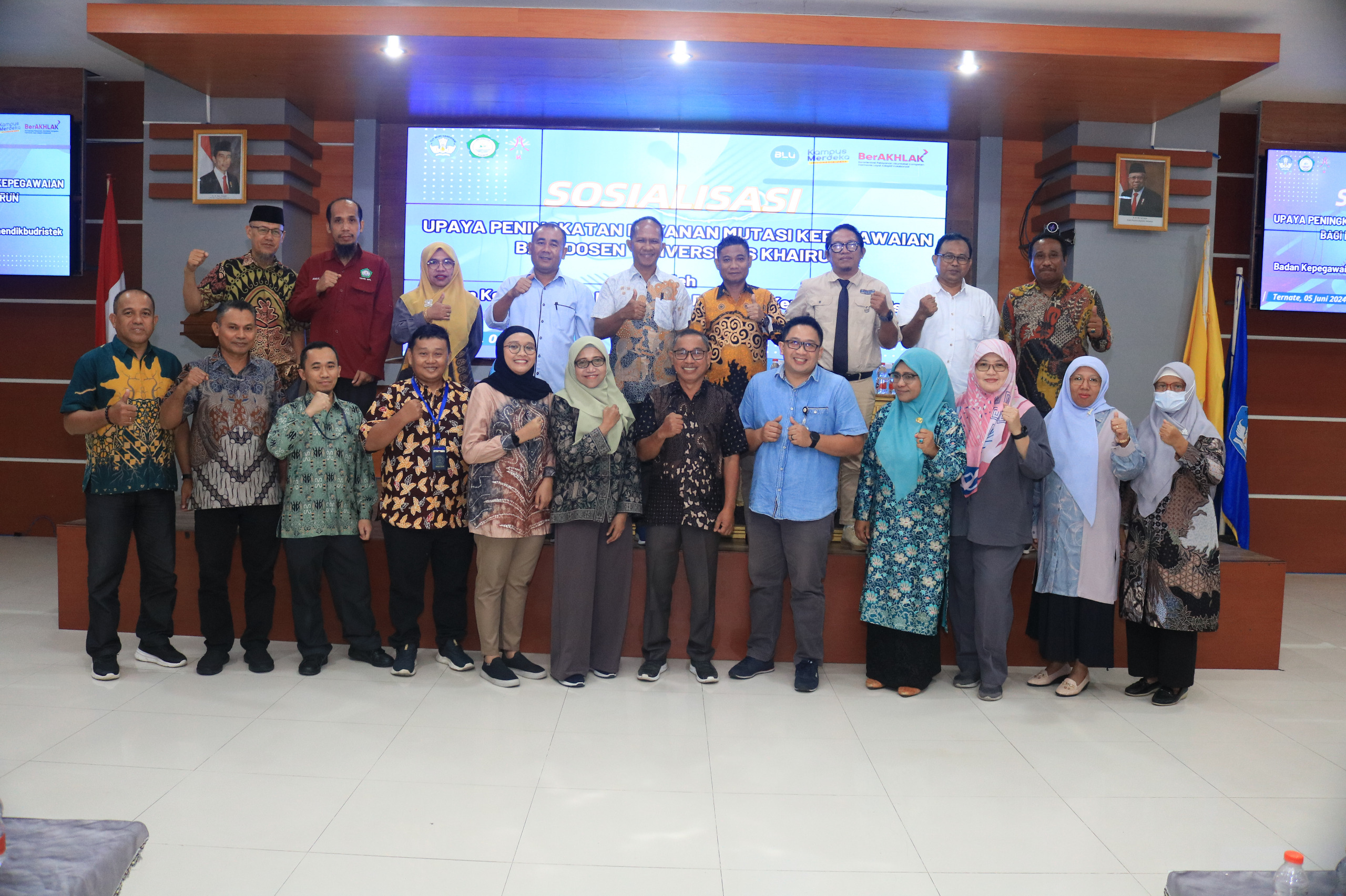 Kepegawaian Unkhair, Sosialisasi Upaya Peningkatan Layanan Mutasi Bagi Dosen