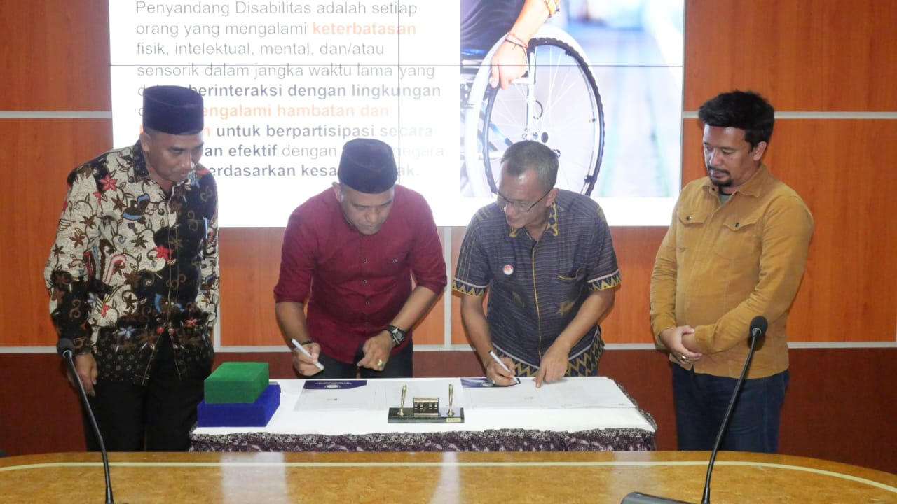 Unkhair dan Komnas Disabilitas Tandatangani MoU Pemenuhan Hak Penyandang Disabilitas