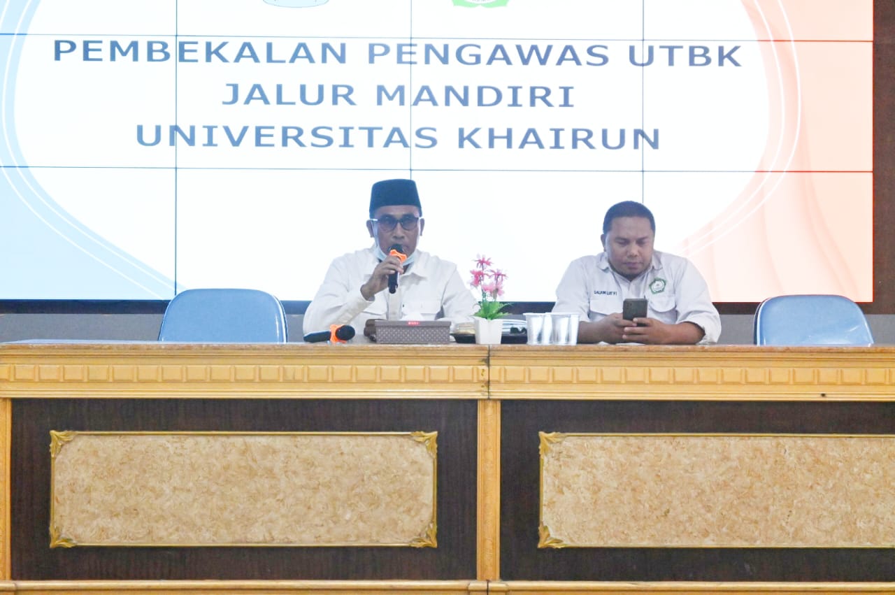 Jelang Seleksi UTBK Jalur Mandiri, Unkhair Gelar Pembekalan Pengawas