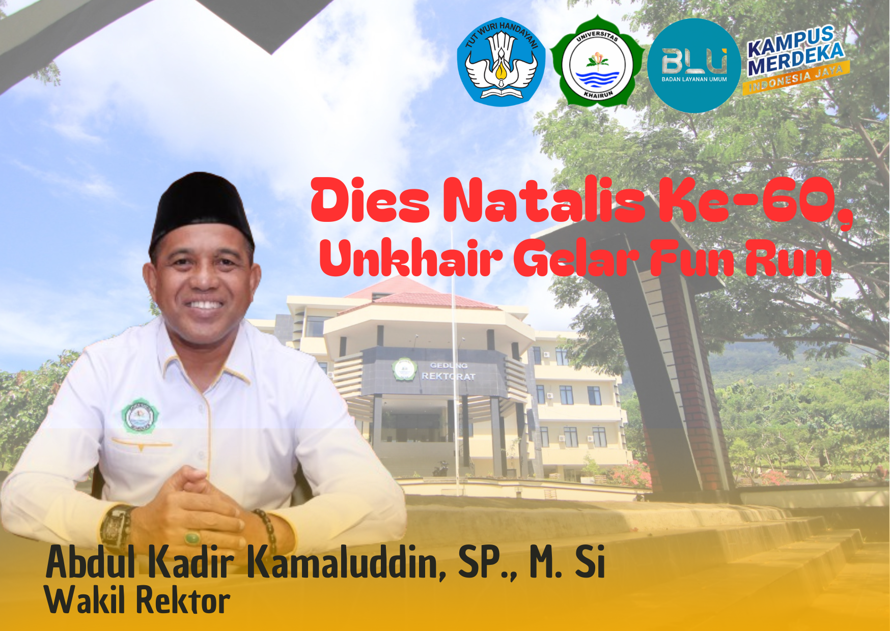 Jelang Dies Natalis Ke-60, Unkhair Gelar Fun Run