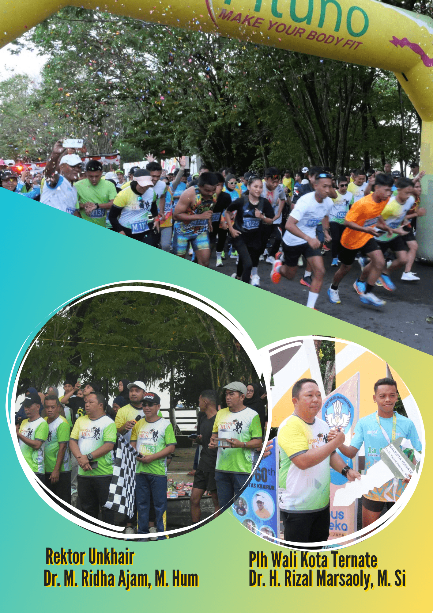 Fun Run Dies Natalis ke-60 Unkhair, Diramaikan Ribuan Pelari