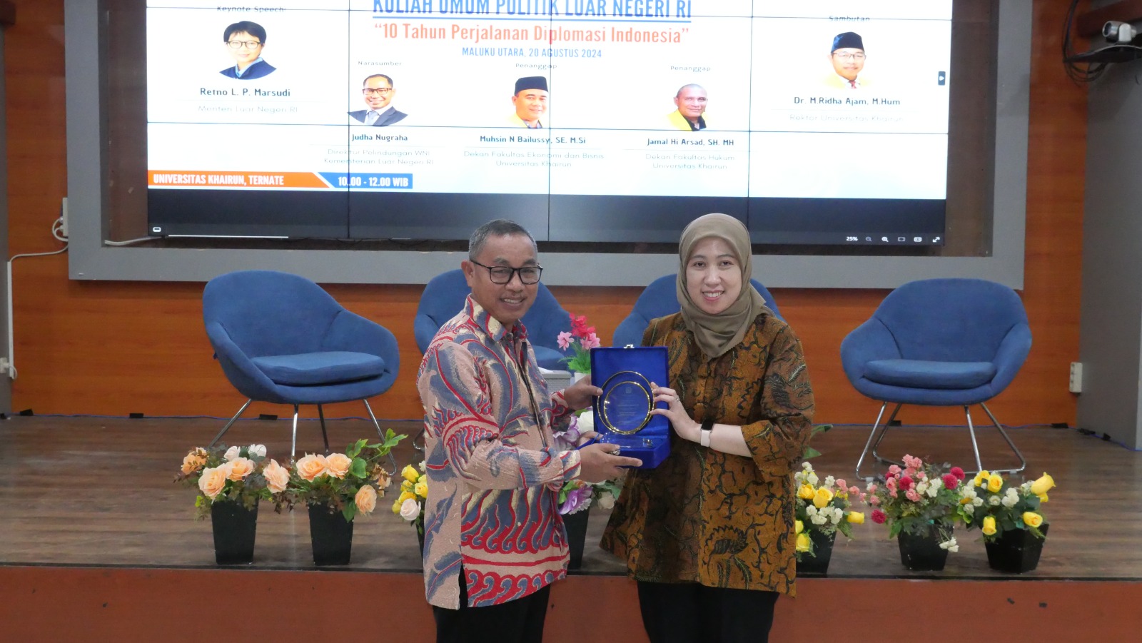 Unkhair Jadi Tuan Rumah Kuliah Umum Kemenlu RI, Diikuti 38 Perguruan Tinggi Se-Indonesia