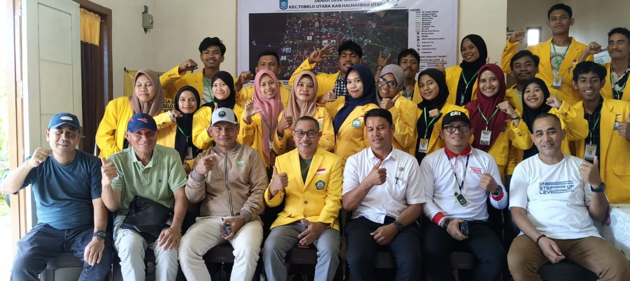 Rektor Unkhair Lakukan Monitoring dan Evaluasi Mahasiswa Kubermas Reguler di Halut