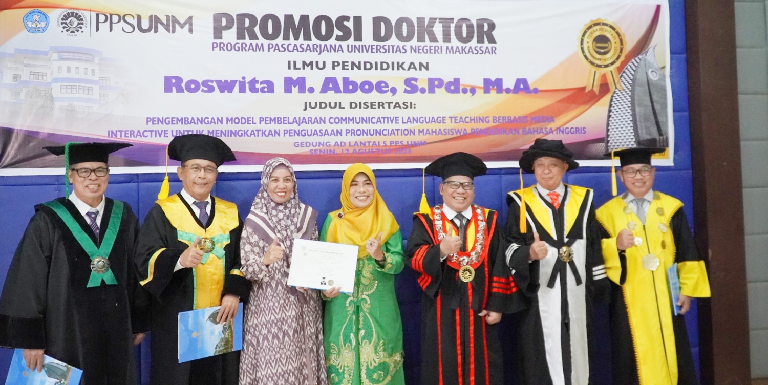 Rektor Unkhair Jadi Penguji Sidang Promosi Doktor di Universitas Negeri Makassar
