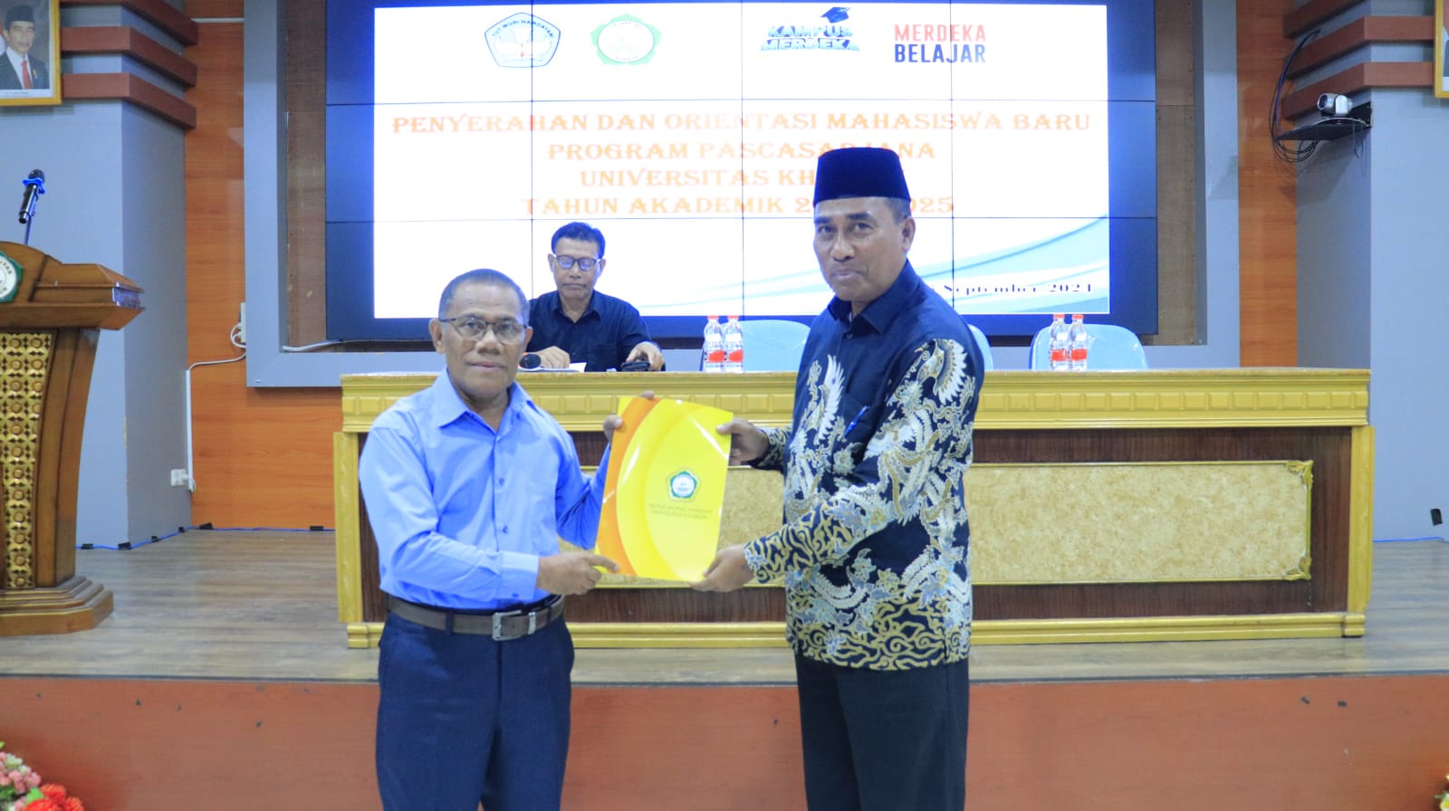 Unkhair Gelar Orientasi dan Penyerahan Mahasiswa Baru Pascasarjana