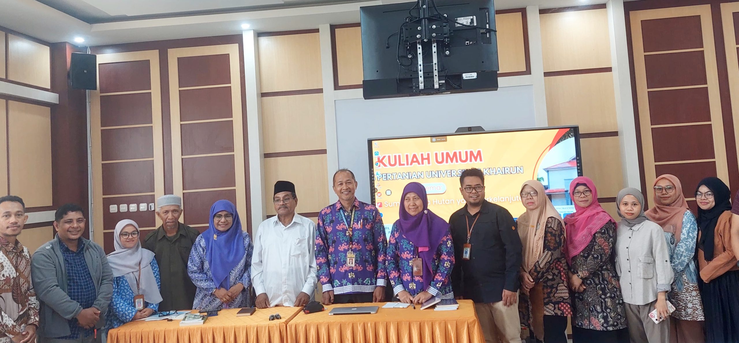 Kuliah Umum Fakultas Pertanian Bahas Pengelolaan Hutan Berkelanjutan di Maluku Utara