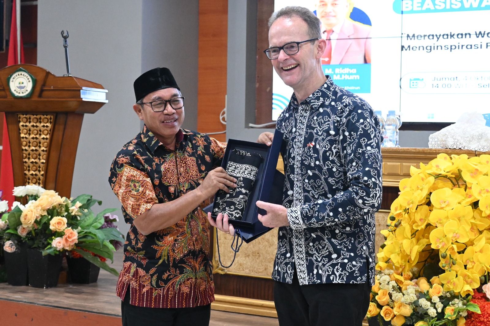 Kuliah Umum di Unkhair; Merayakan Warisan Alfred Russel Wallace dan Peluang Beasiswa Inggris