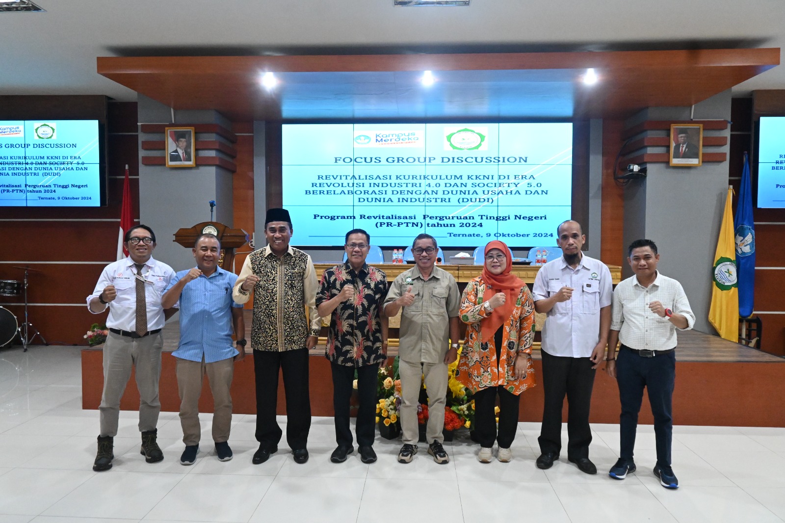 Menghadapi Era Revolusi Industri 4.0, Unkhair Adakan FGD Revitalisasi Kurikulum KKNI