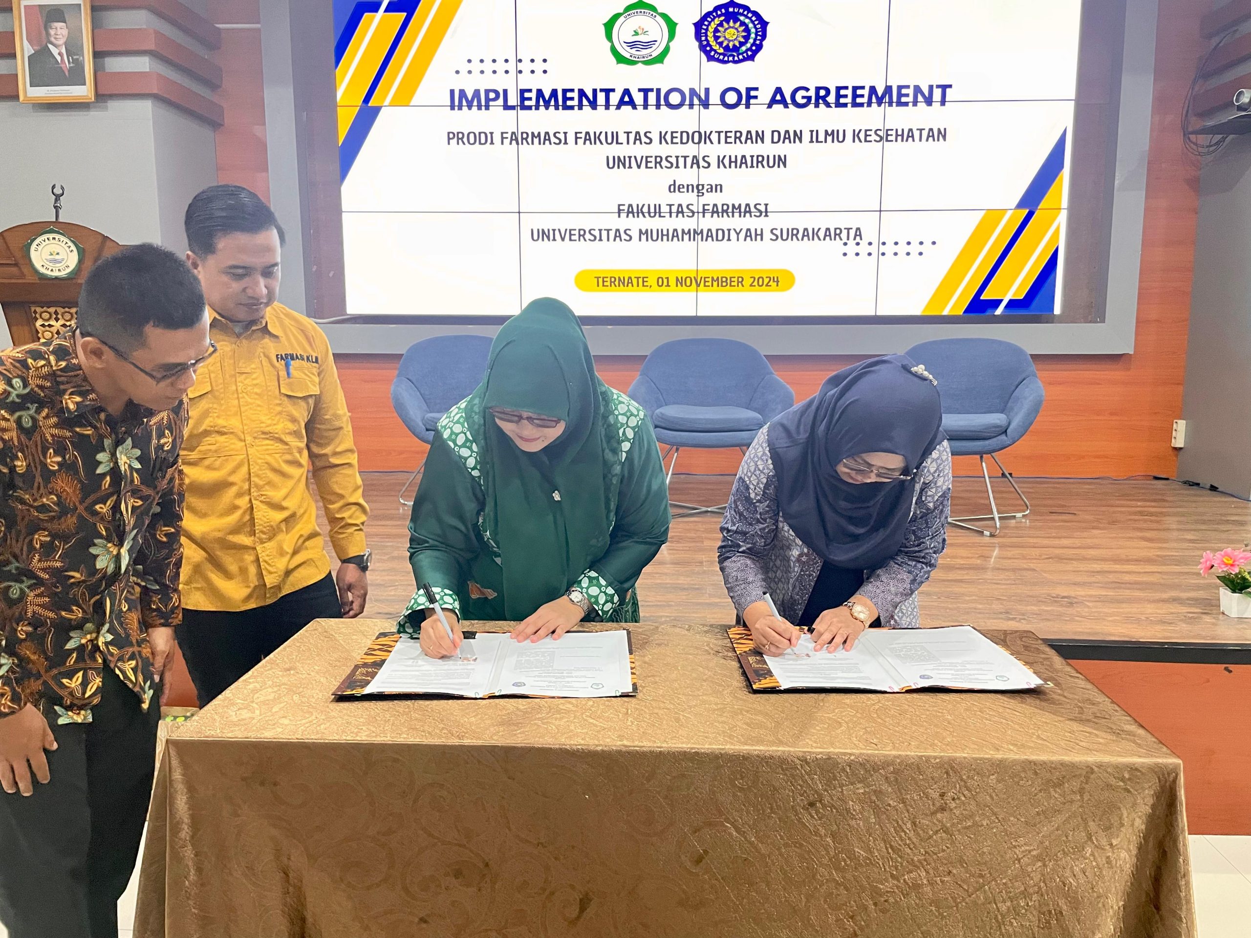 Menguatkan Tridharma Perguruan Tinggi, FKIK Unkhair dan UMS Jalin Kerja sama