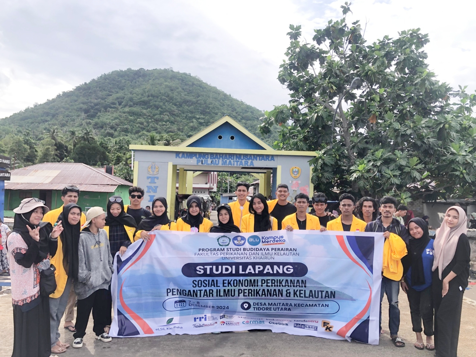 Prodi Budidaya Perairan Unkhair Studi Lapangan di Pulau Maitara