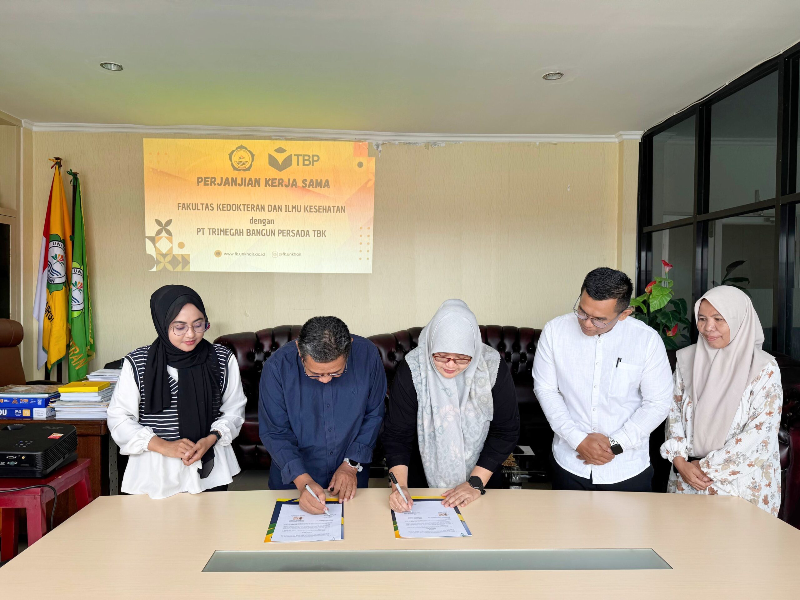 FKIK Unkhair Tandatangani Perjanjian Kerja sama dengan  PT. Trimega Bangun Persada Tbk