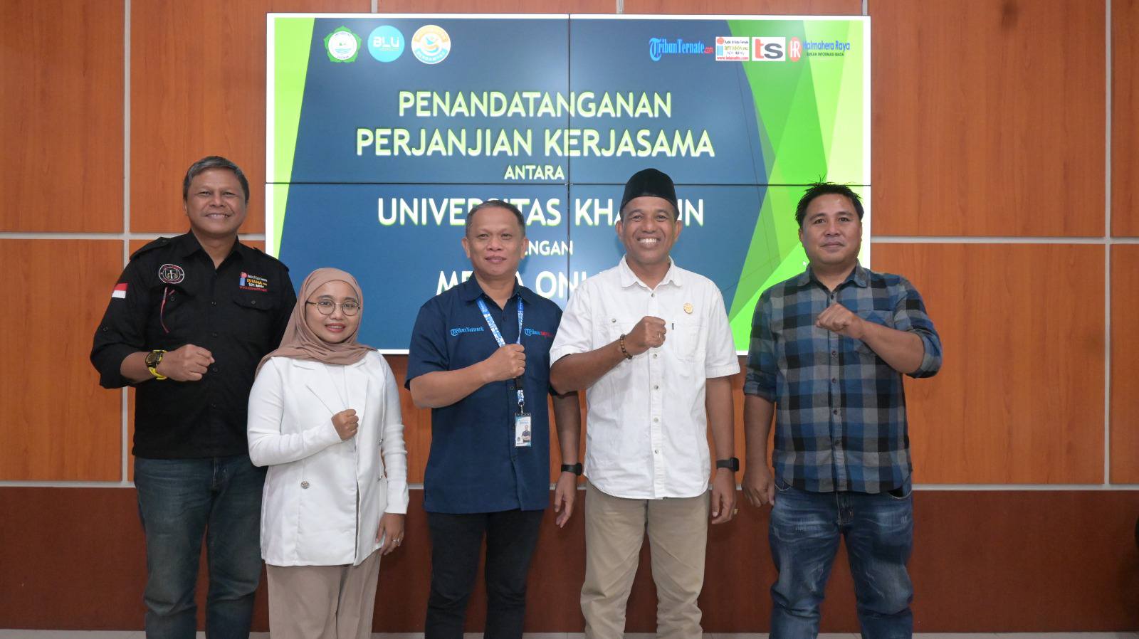 Unkhair Teken Kerja Sama dengan Empat Media Online di Malut