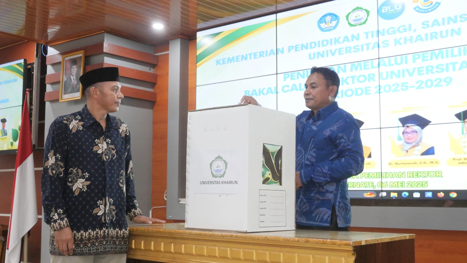 Unkhair Tetapkan Tiga Calon Rektor, Prof. Abdullah W. Jabid Raih Suara Terbanyak