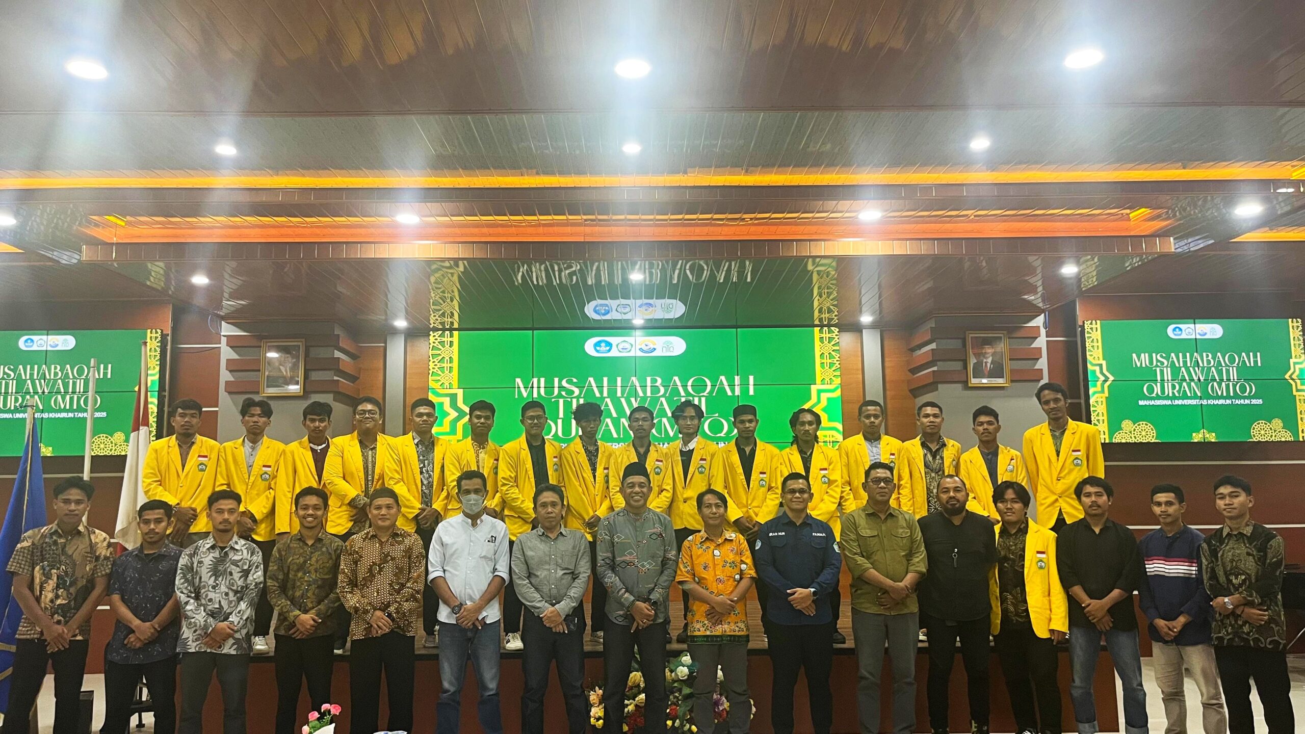 MTQ Unkhair 2025 Resmi Dibuka, Rektor Apresiasi Semangat Mahasiswa Cinta Al-Qur’an