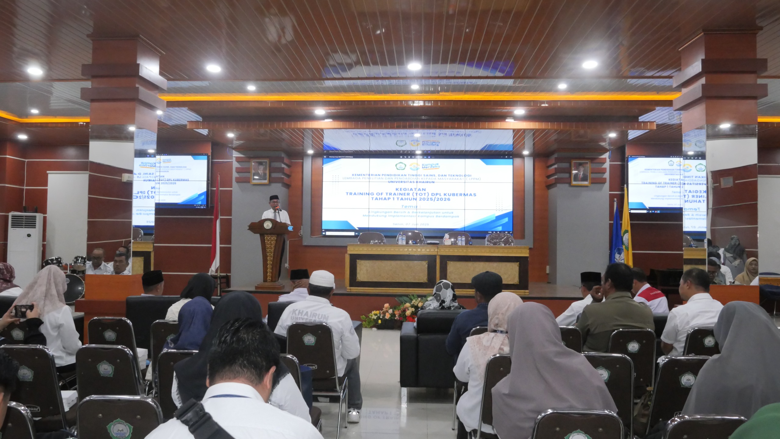 Wujudkan Pengabdian Berdampak dan Berkelanjutan, LPPM Unkhair Bikin ToT bagi 163 DPL KKN 2025