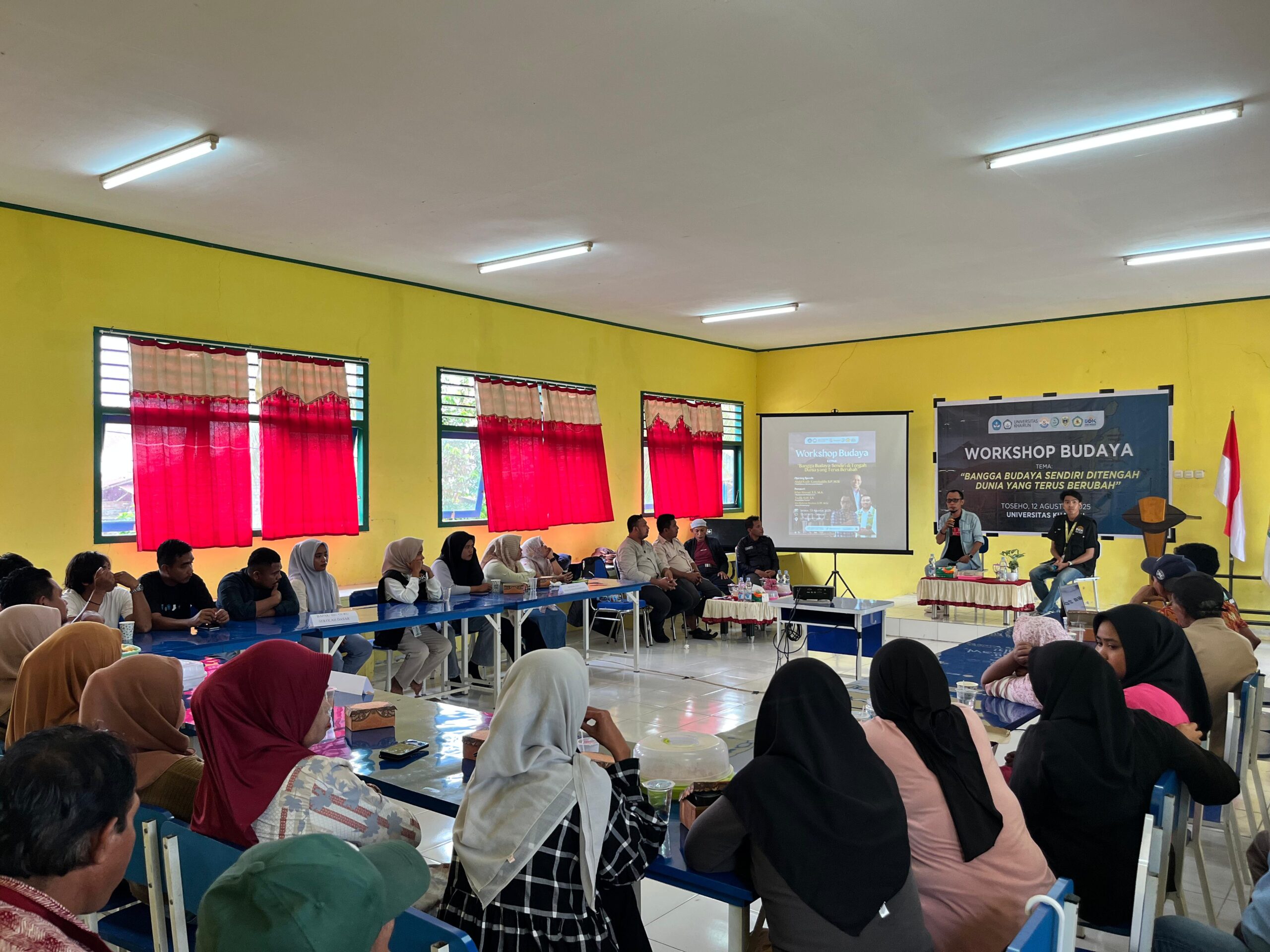 Tim PPK Ormawa Unkhair Bikin Workshop Budaya di Desa Toseho