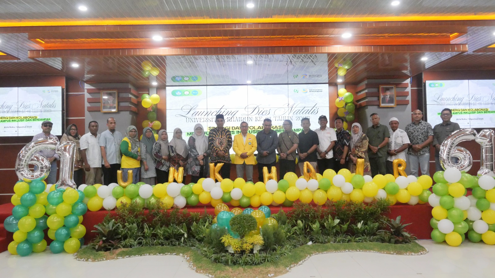 Unkhair Luncurkan Dies Natalis Ke-61, Tekankan Sinergi dan Kolaborasi